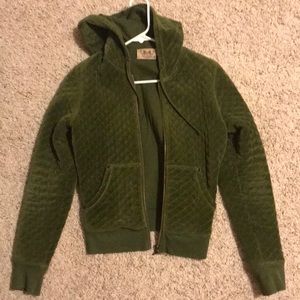 🍾RARE Juicy Couture Green Quilted Track Jacket🍾